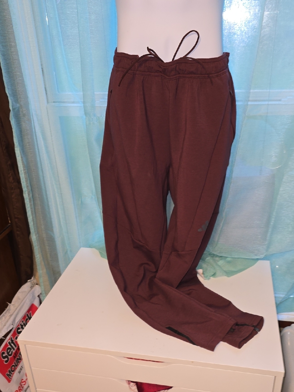 Under Armor Maroon Drawstring Jogger Pants